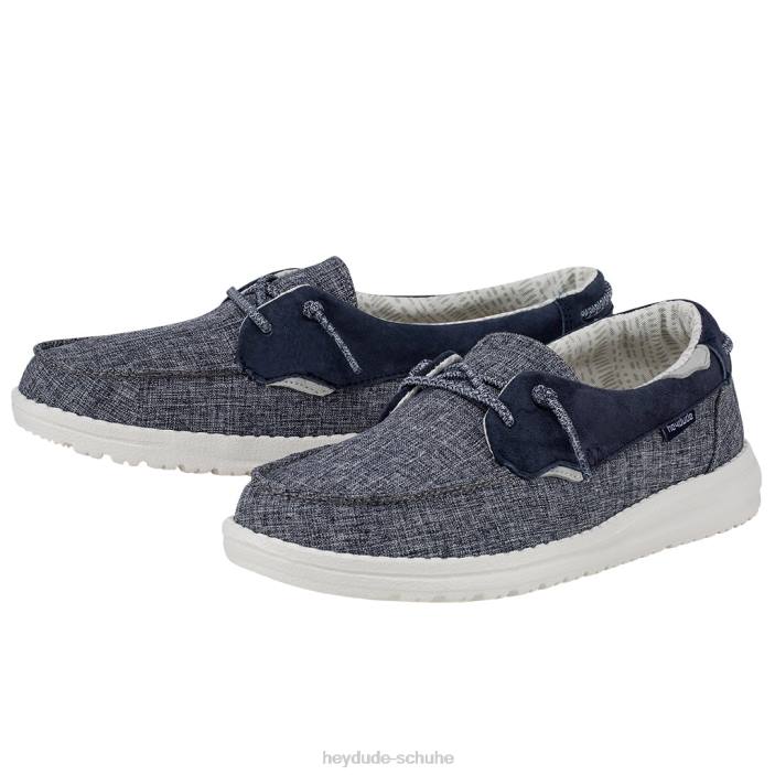 Hey Dude Frauen Laila Chambray Meerblau 2PV466