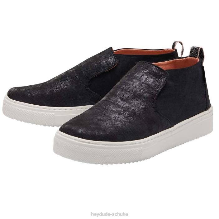 Hey Dude Frauen Peyton Kroko schwarz 2PV470