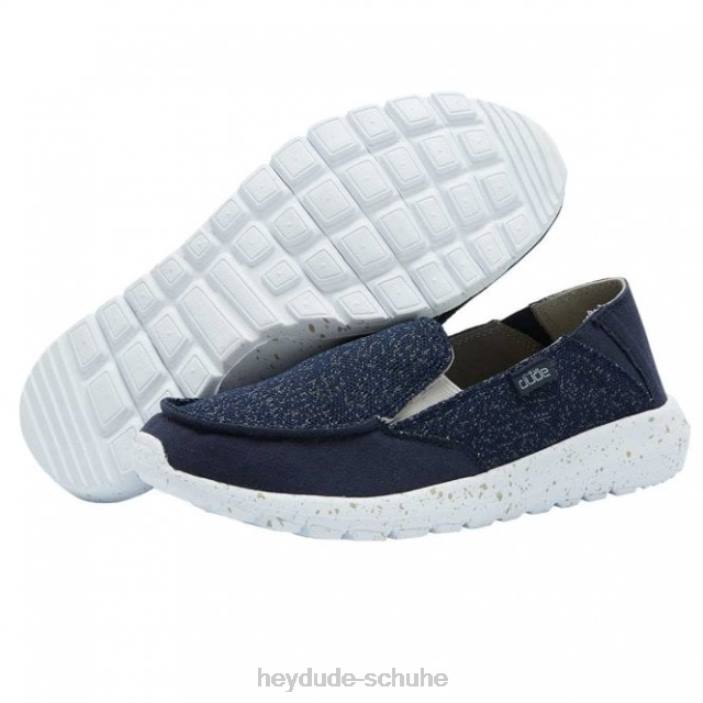 Hey Dude Frauen Heydude Ava Isla Micro Sox Marineblauer Slip-On/Maultier 2PV4399