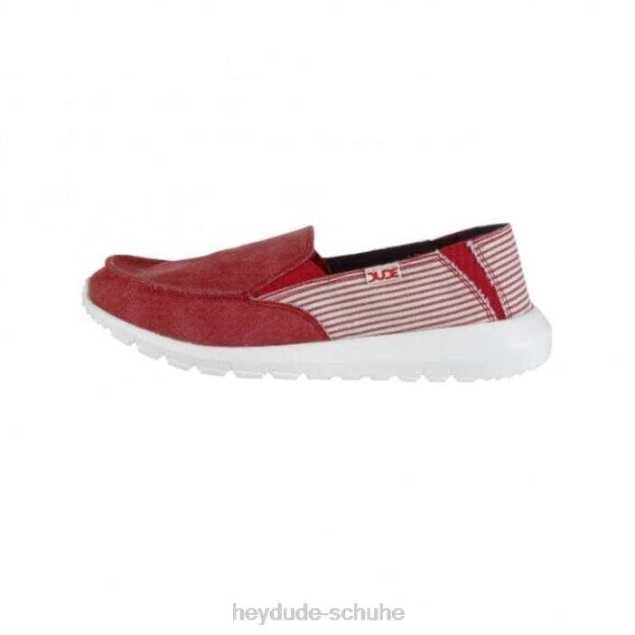 Hey Dude Frauen Heydude Ava Slip-on mit roten Streifen 2PV4407