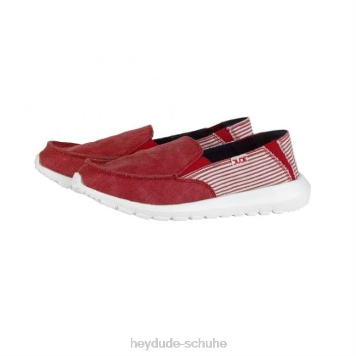 Hey Dude Frauen Heydude Ava Slip-on mit roten Streifen 2PV4407