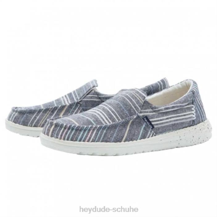 Hey Dude Frauen Heydude Misty Chambray Streifen blau 2PV4393