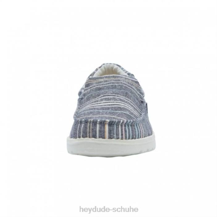 Hey Dude Frauen Heydude Misty Chambray Streifen blau 2PV4393
