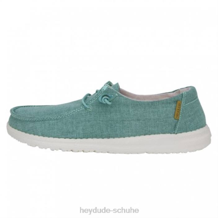 Hey Dude Frauen Heydude Wendy Chambray Aqua 2PV4483