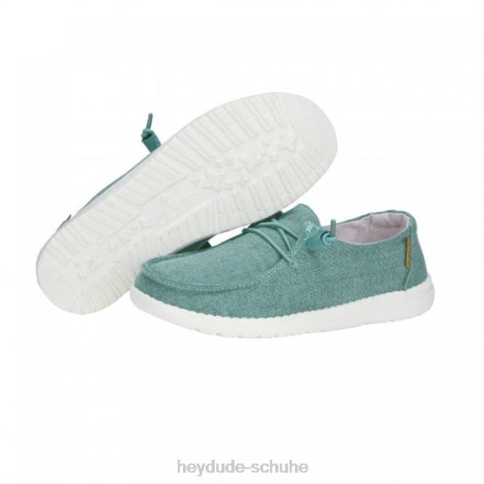 Hey Dude Frauen Heydude Wendy Chambray Aqua 2PV4483