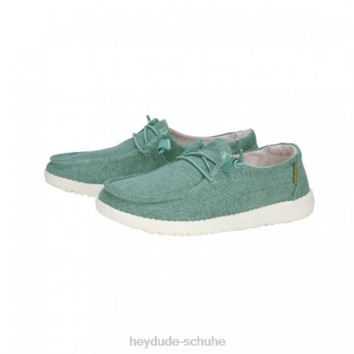 Hey Dude Frauen Heydude Wendy Chambray Aqua 2PV4483
