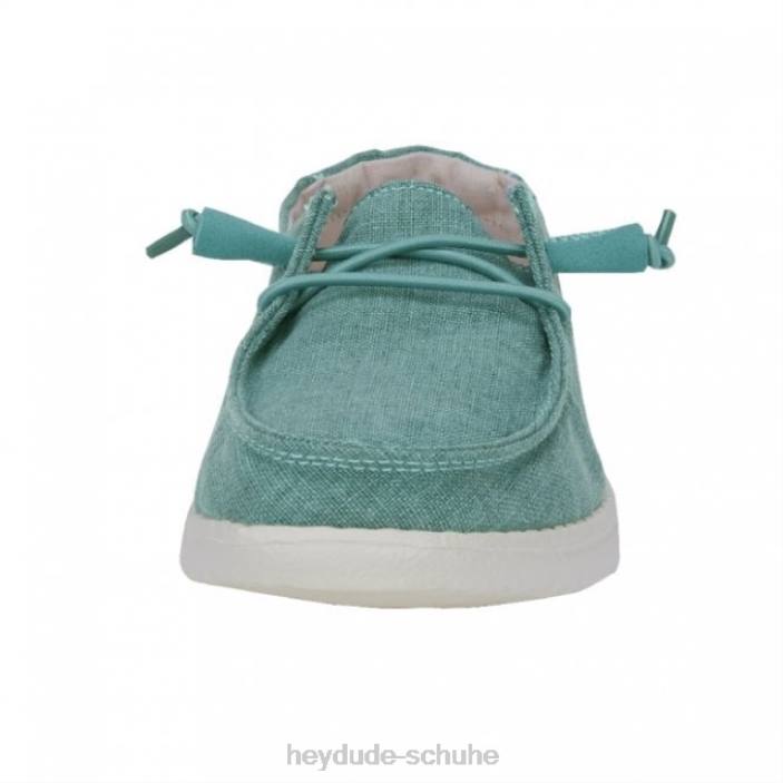 Hey Dude Frauen Heydude Wendy Chambray Aqua 2PV4483