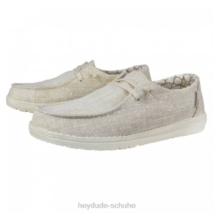 Hey Dude Frauen Heydude Wendy Chambray Gold Sparkle 2PV4478