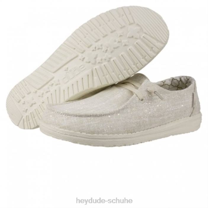 Hey Dude Frauen Heydude Wendy Chambray Gold Sparkle 2PV4478