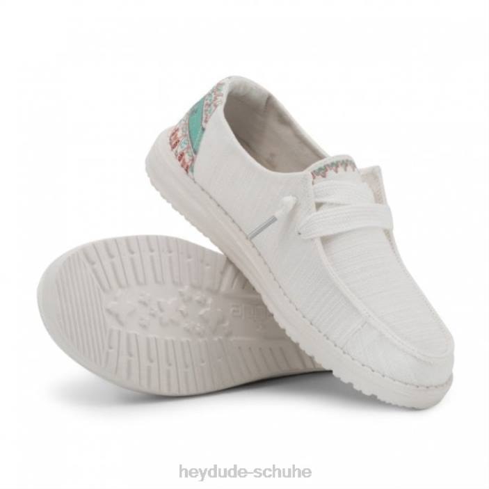 Hey Dude Frauen Heydude Wendy Chambray Lily White 2PV4421