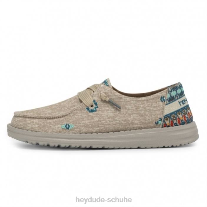 Hey Dude Frauen Heydude Wendy Chambray Sonnenblumenbeige 2PV4413
