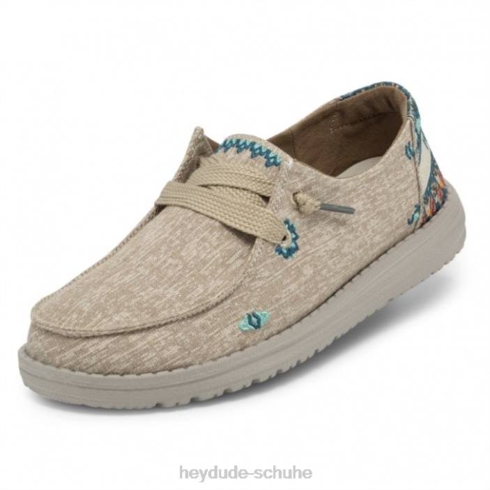 Hey Dude Frauen Heydude Wendy Chambray Sonnenblumenbeige 2PV4413