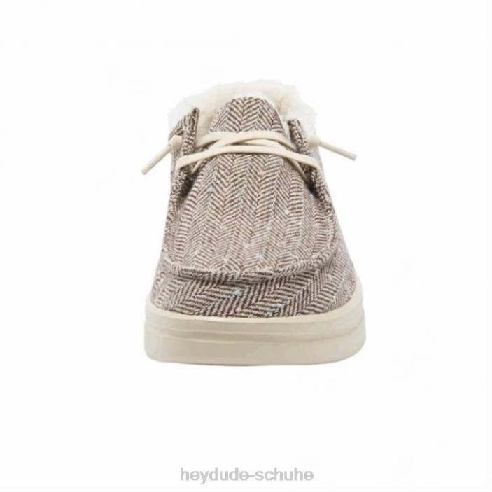 Hey Dude Frauen Heydude Wendy Rise Chalet braunes Fischgrätenmuster 2PV4453