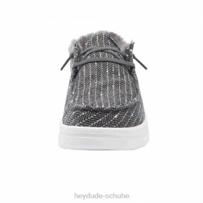 Hey Dude Frauen Heydude Wendy Rise Chalet mit schwarzem Fischgrätenmuster 2PV4455