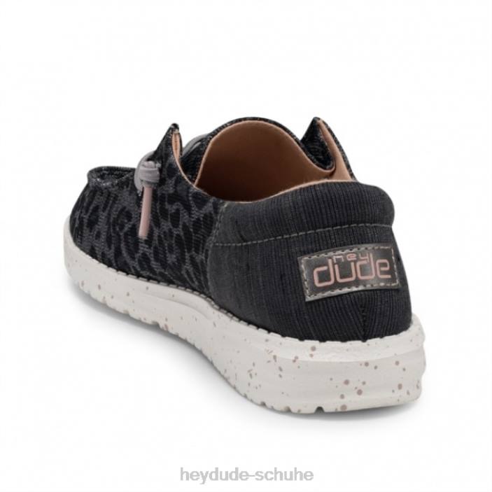 Hey Dude Frauen Heydude Wendy Sox Leopardengrau 2PV4437