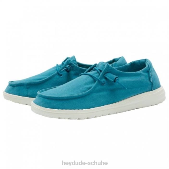 Hey Dude Frauen Heydude Wendy gewaschenes Canvas Azur-Karibik 2PV4482