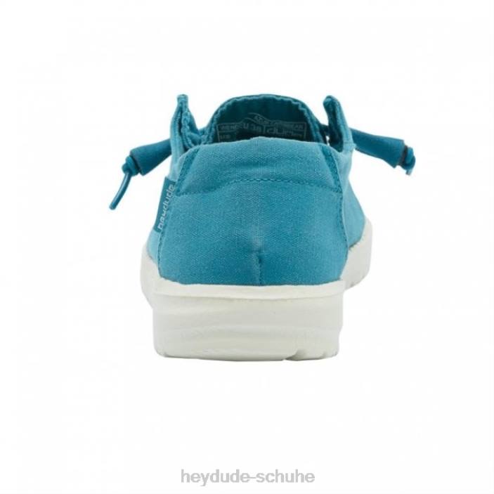 Hey Dude Frauen Heydude Wendy gewaschenes Canvas Azur-Karibik 2PV4482