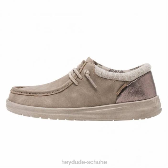 Hey Dude Frauen heydude Polly recyceltes Leder in hellem Taupe 2PV4452