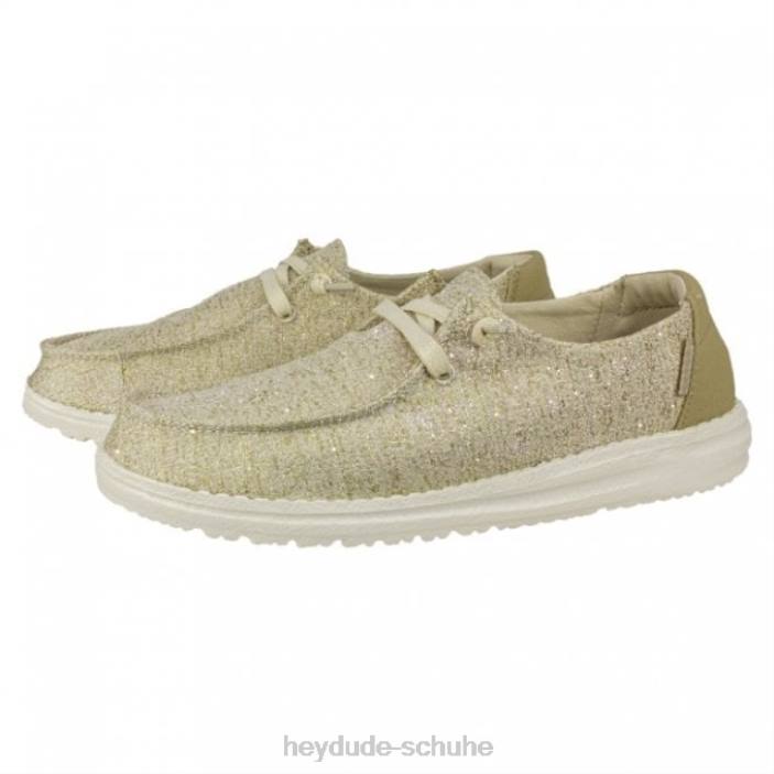 Hey Dude Frauen heydude wendy chambray beige funkeln 2PV4481
