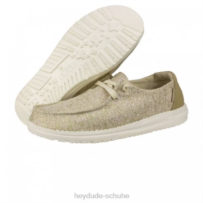 Hey Dude Frauen heydude wendy chambray beige funkeln 2PV4481