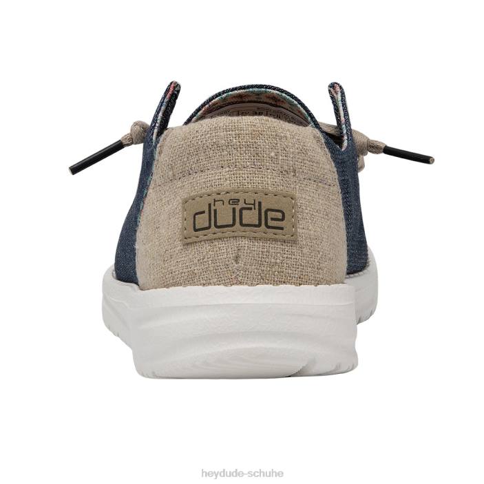 Hey Dude Frauen Wendy Boho Grau Ozeanblau 2PV444