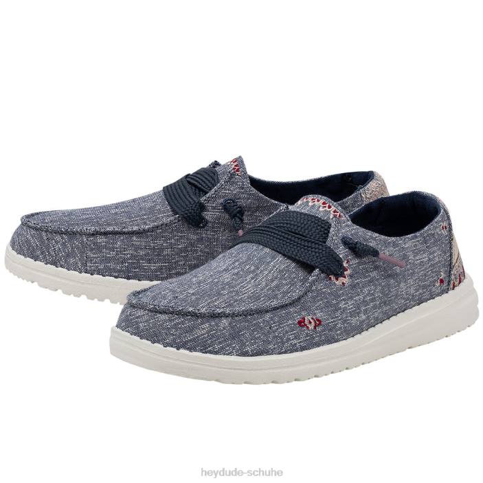 Hey Dude Frauen Wendy Flora Irisblau 2PV411