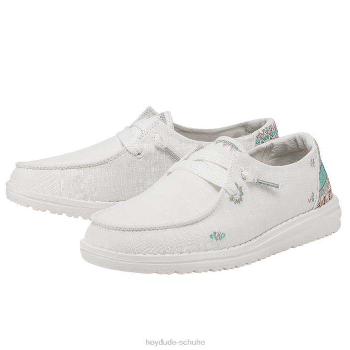 Hey Dude Frauen Wendy Flora Lilie weiß 2PV412