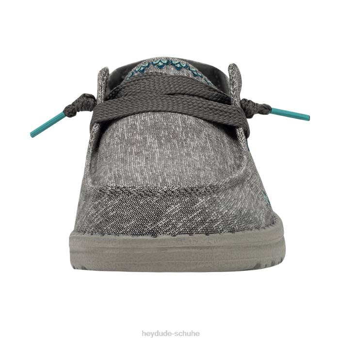 Hey Dude Frauen Wendy Flora Tulpe grau 2PV415
