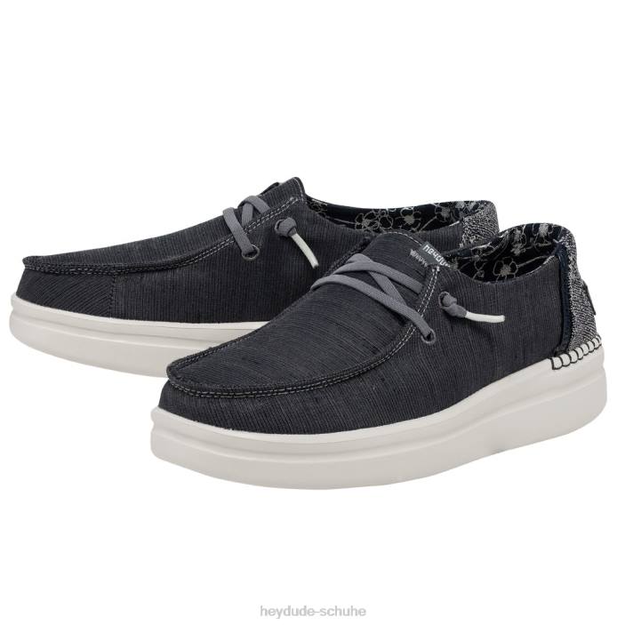 Hey Dude Frauen Wendy Rise Chambray Graphitblau 2PV423