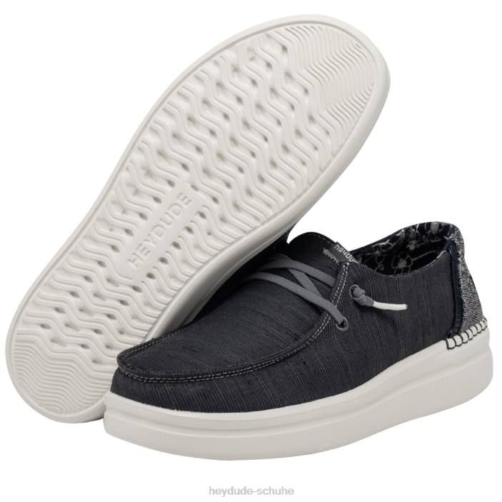 Hey Dude Frauen Wendy Rise Chambray Graphitblau 2PV423