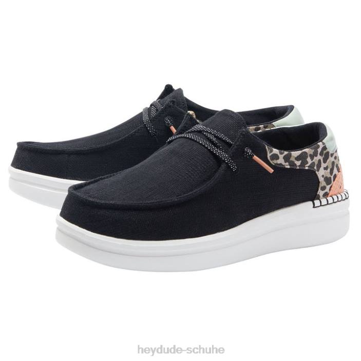 Hey Dude Frauen Wendy Rise Jungle Funk Schwarz 2PV4115