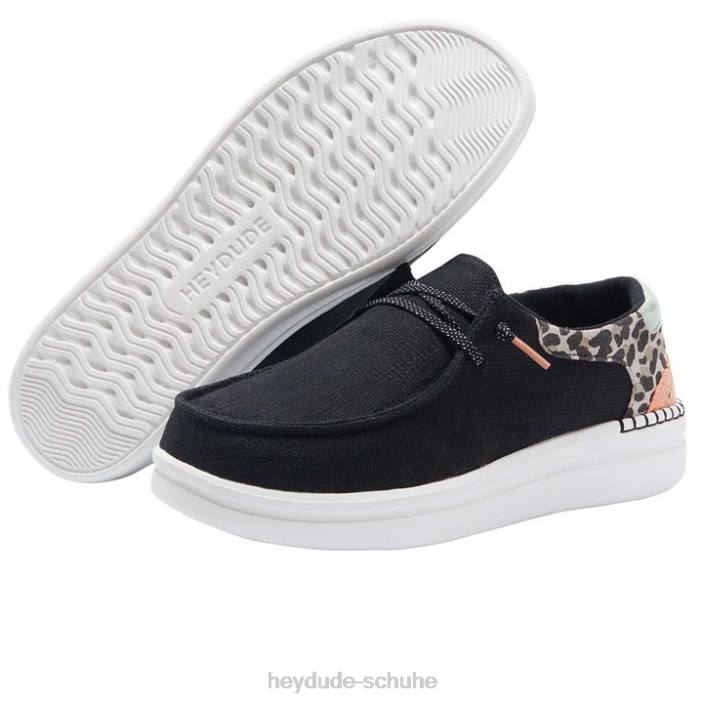 Hey Dude Frauen Wendy Rise Jungle Funk Schwarz 2PV4115