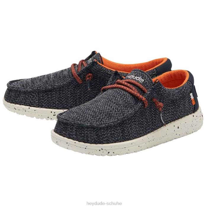 Hey Dude Kinder Wally Youth Sox Ocean Blue 2PV4209