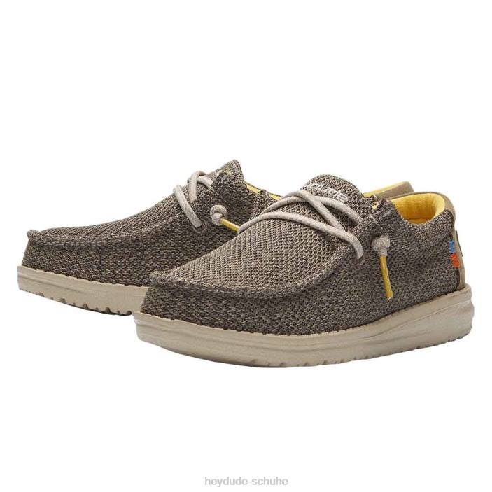 Hey Dude Kinder Wally Youth Sox Safari 2PV4211