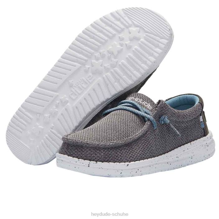 Hey Dude Kinder Wally Youth Sox Sharkskin 2PV4210
