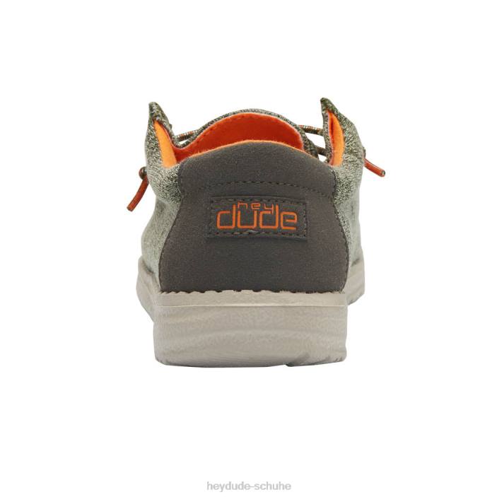 Hey Dude Kinder Wally Youth Stretch Salbei 2PV4216