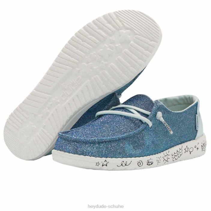 Hey Dude Kinder Wendy Youth Disco Azur 2PV4189