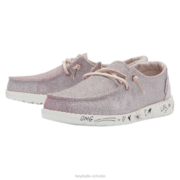 Hey Dude Kinder Wendy Youth Disco Pink 2PV4190