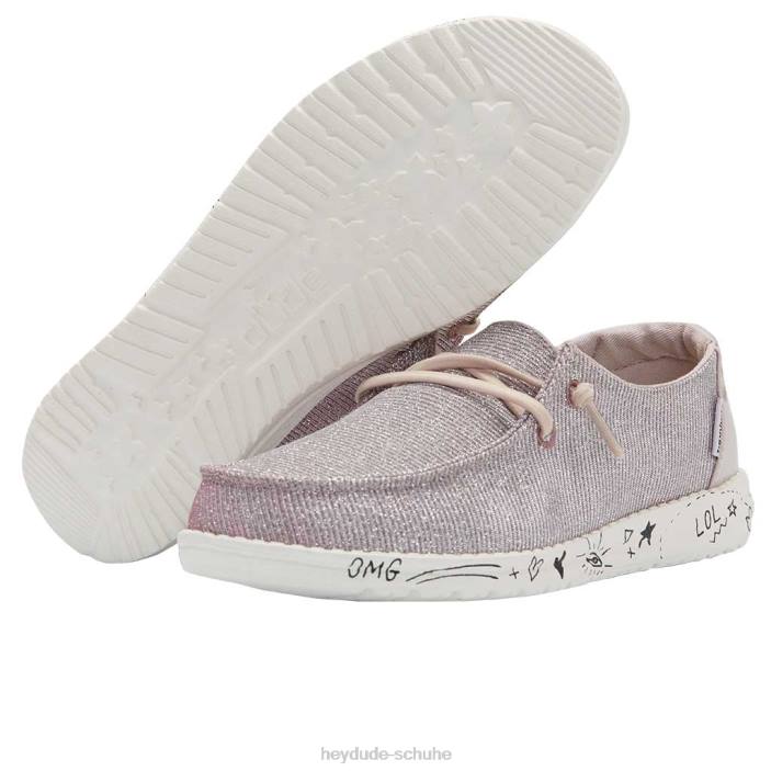 Hey Dude Kinder Wendy Youth Disco Pink 2PV4190