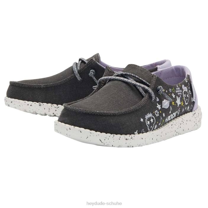 Hey Dude Kinder Wendy Youth Doodle schwarz 2PV4199