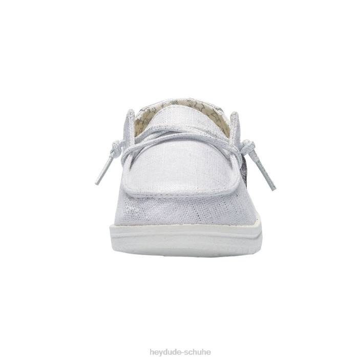 Hey Dude Kinder Wendy Youth Star Silber 2PV4187