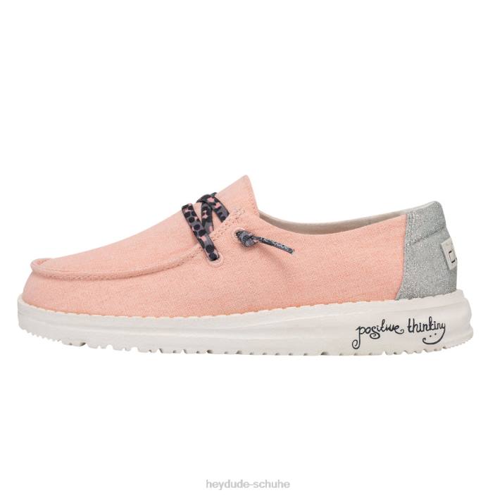 Hey Dude Kinder Wendy Youth funkelnder Rosenglitter 2PV4196