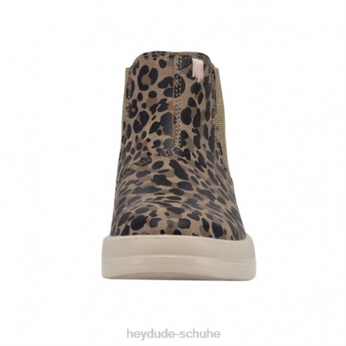 Hey Dude Kinder Heydude Aurora Youth recyceltes Leder Leopardennuss 2PV4492