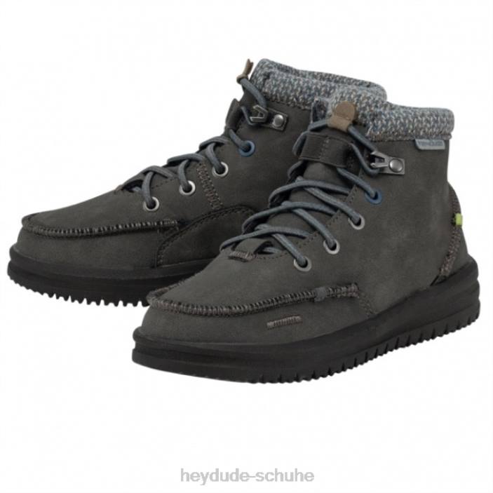 Hey Dude Kinder Heydude Bradley Youth recyceltes Leder Granit 2PV4496