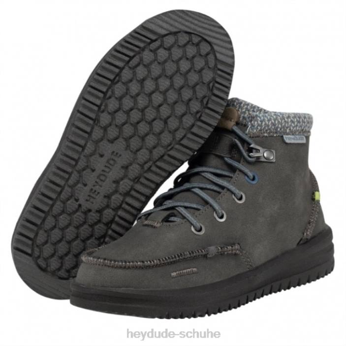 Hey Dude Kinder Heydude Bradley Youth recyceltes Leder Granit 2PV4496