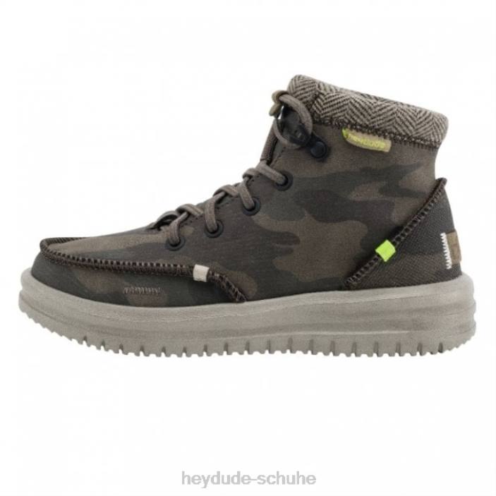 Hey Dude Kinder Heydude Bradley Youth recyceltes Leder Woodland Camo 2PV4497