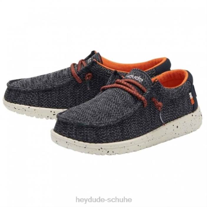 Hey Dude Kinder Heydude Wally Youth Sox Ocean Blue 2PV4511