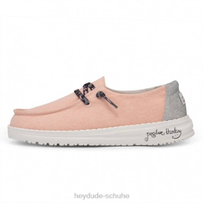 Hey Dude Kinder Heydude Wendy Youth Rose Glitter 2PV4501