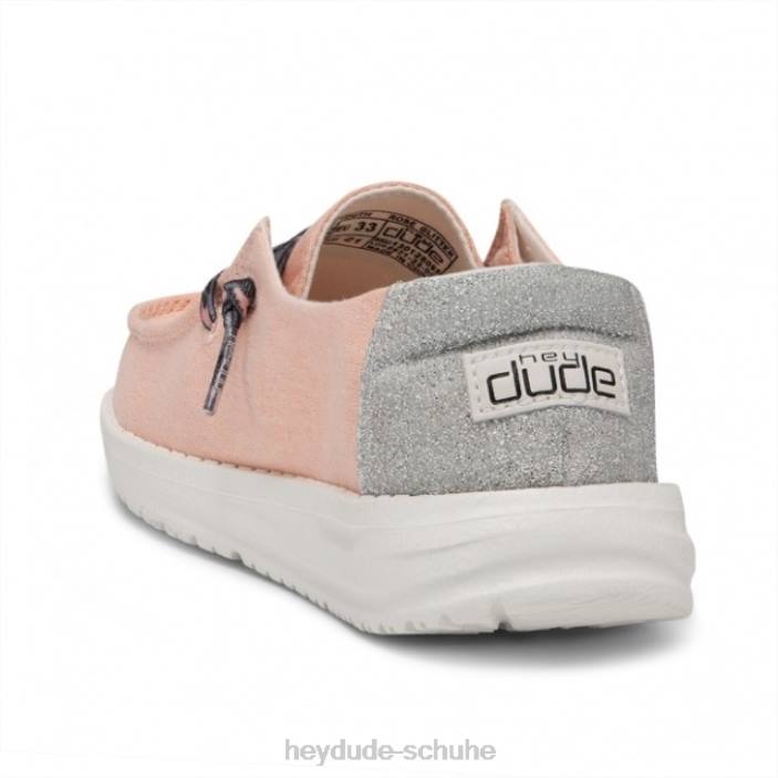 Hey Dude Kinder Heydude Wendy Youth Rose Glitter 2PV4501