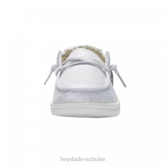 Hey Dude Kinder Heydude Wendy Youth Star Silver 2PV4518